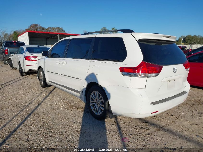 2013 TOYOTA SIENNA XLE/LIMITED - 5TDYK3DCXDS287997