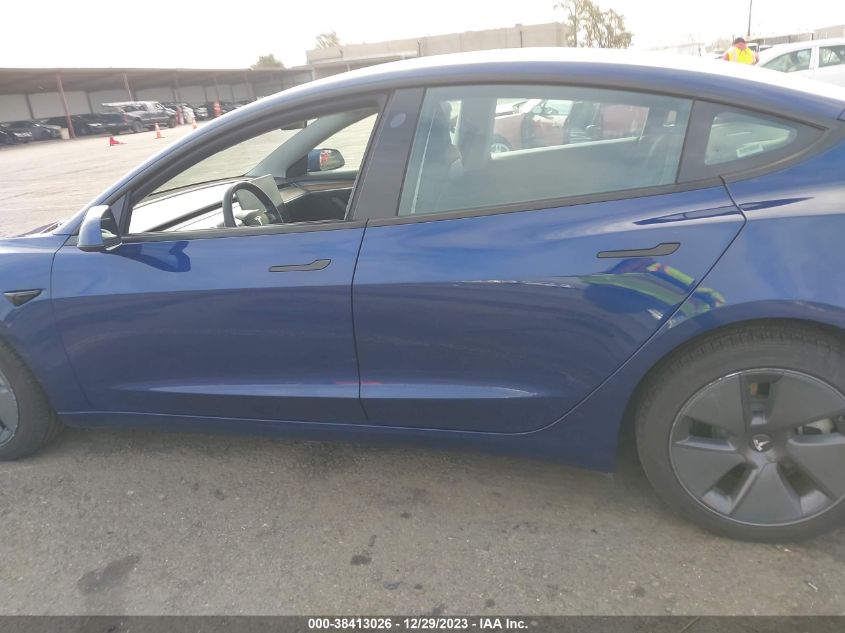 2022 TESLA MODEL 3 - 5YJ3E1EB9NF314933