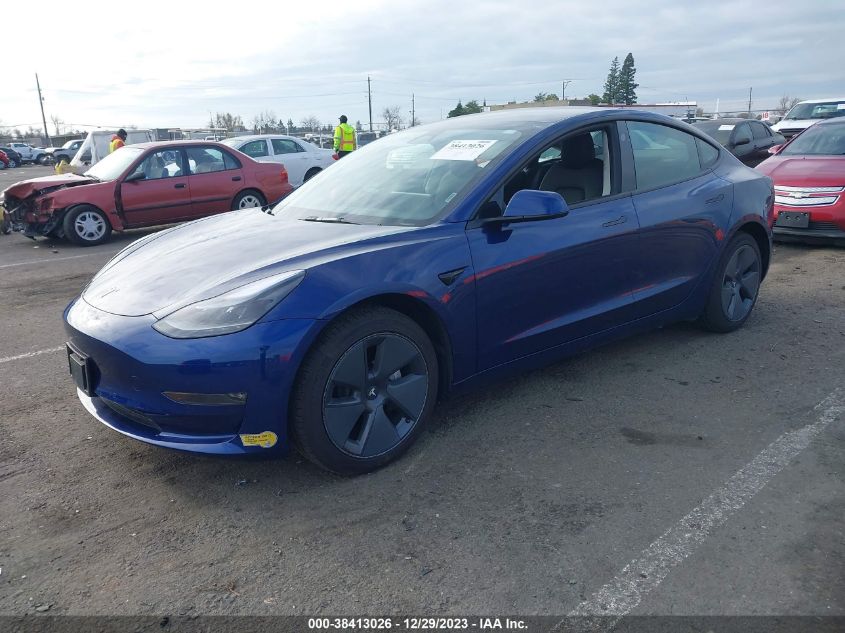 2022 TESLA MODEL 3 - 5YJ3E1EB9NF314933