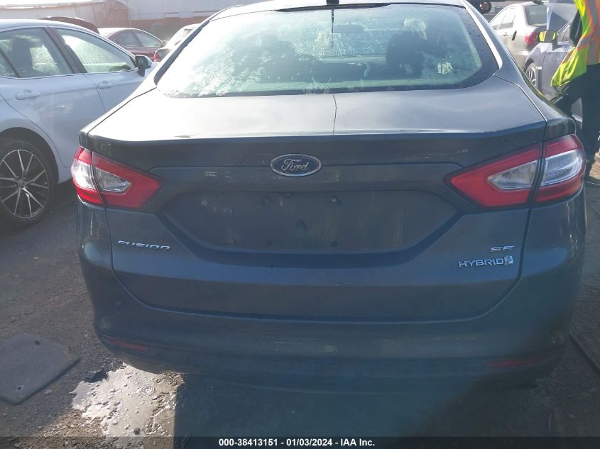 2015 FORD FUSION HYBRID SE - 3FA6P0LU7FR161481
