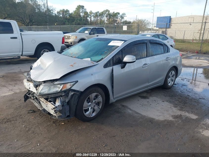 2013 HONDA CIVIC LX - 19XFB2F51DE005594