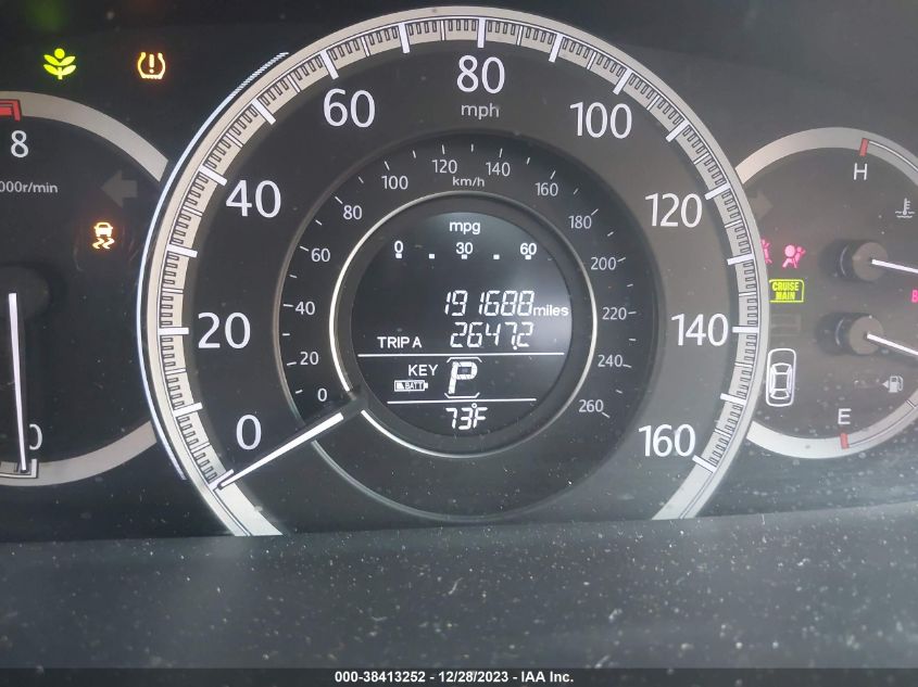 2013 HONDA ACCORD EXL - 1HGCR2F87DA180980