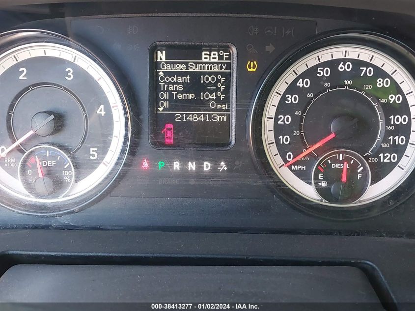 2016 RAM 2500 TRADESMAN - 3C6UR5CL9GG222690