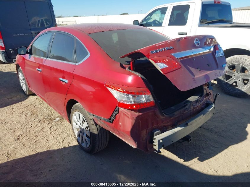 2013 NISSAN SENTRA S - 3N1AB7APXDL722803