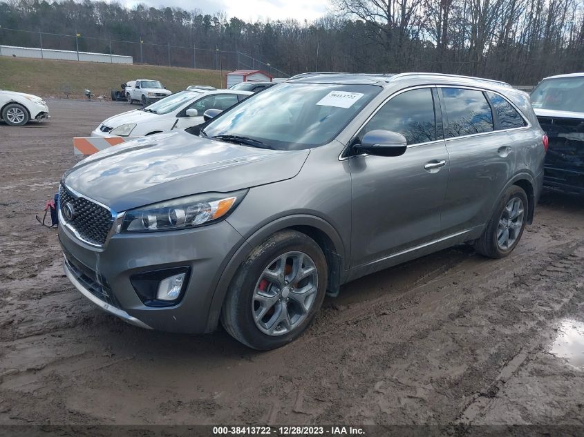 2016 KIA SORENTO 3.3L SX - 5XYPK4A51GG115110