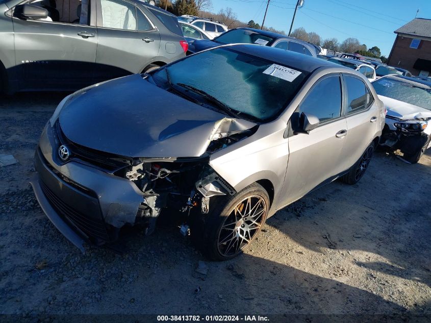 2016 TOYOTA COROLLA L/LE/LE PLS/PRM/S/S PLS - 2T1BURHEXGC661164