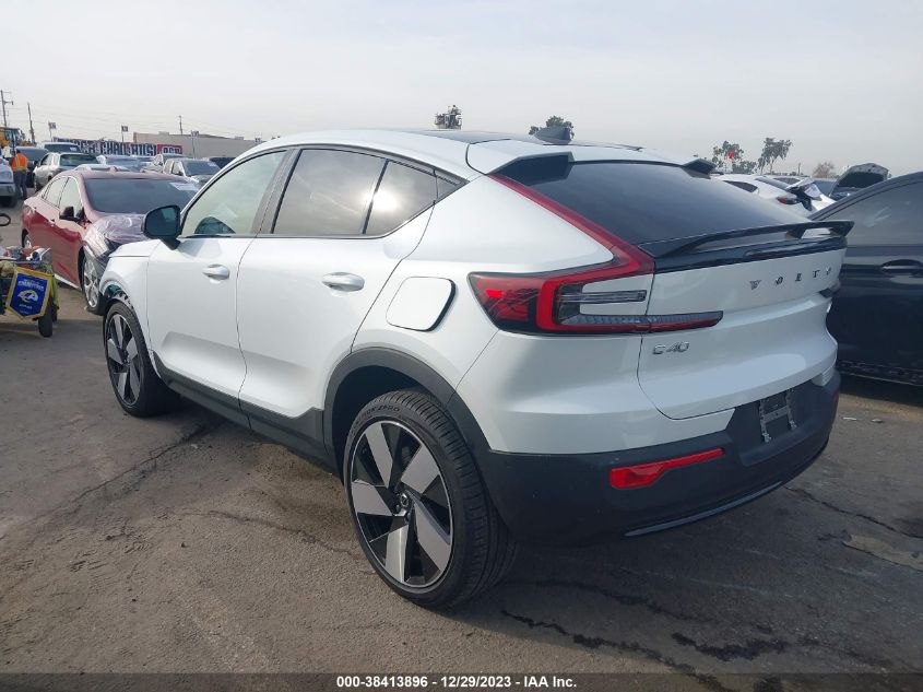 2023 VOLVO C40 RECHARGE PURE ELECTRIC TWIN PLUS - YV4ED3GL7P2064950