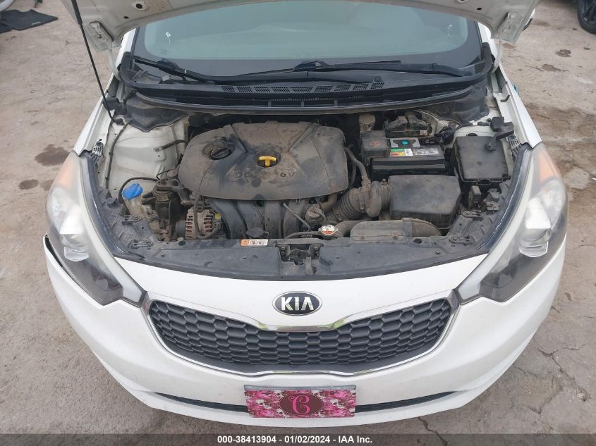 2016 KIA FORTE LX - KNAFK4A66G5554460