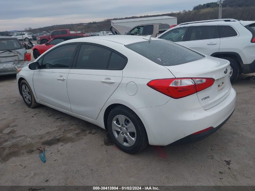 2016 KIA FORTE LX - KNAFK4A66G5554460