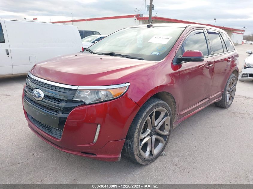 2FMDK3AK8EBB35208 2014 FORD EDGE, photo no. 2