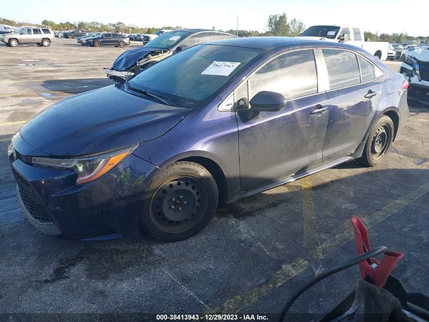 VIN JTDEPMAE8NJ203111 2022 TOYOTA COROLLA LE