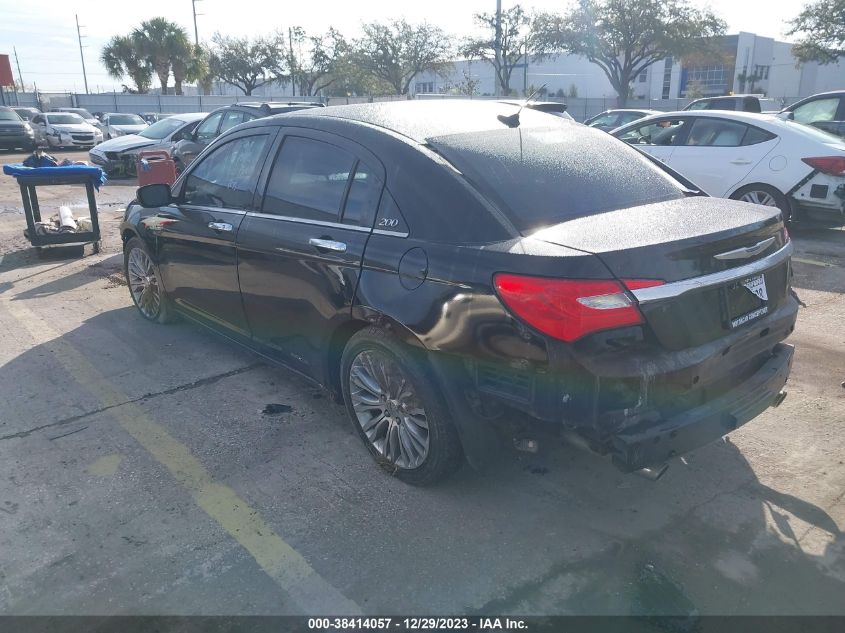 2013 CHRYSLER 200 LIMITED - 1C3CCBCG2DN578168