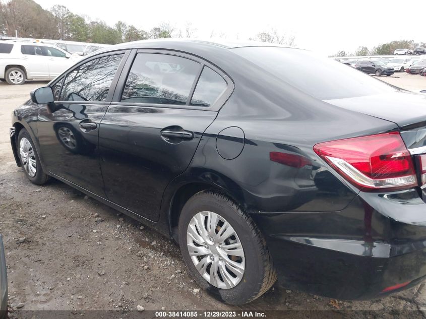 2015 HONDA CIVIC LX - 19XFB2F54FE018357