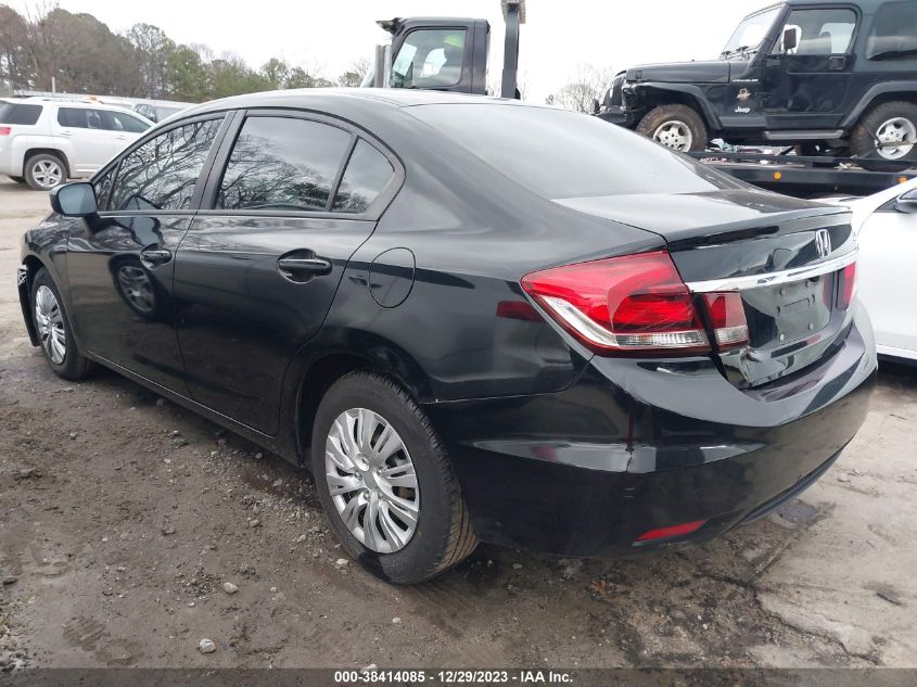 2015 HONDA CIVIC LX - 19XFB2F54FE018357