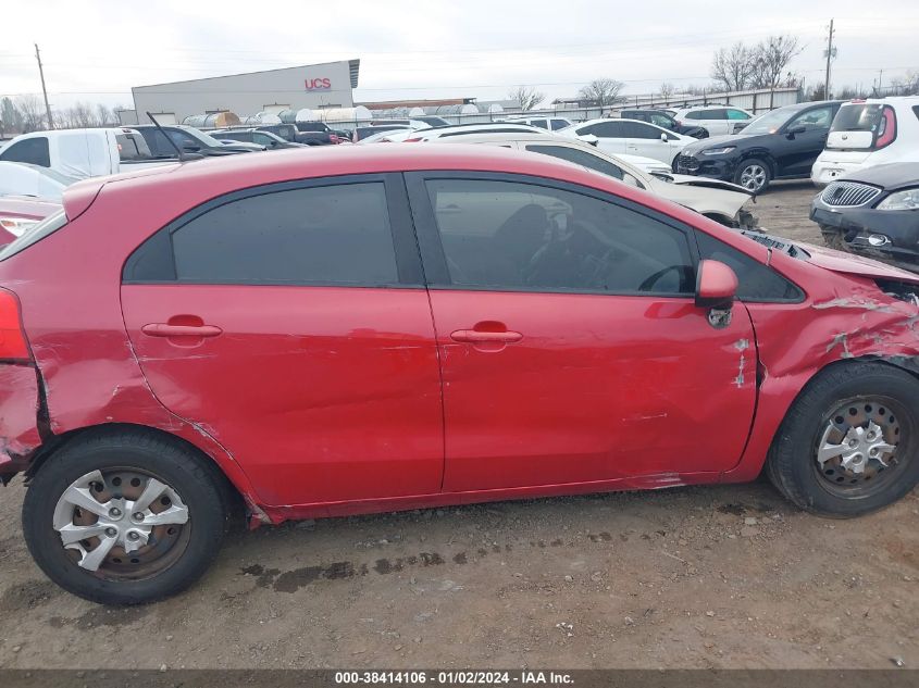 KNADM5A36C6088708 | 2012 KIA RIO5