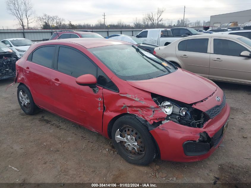 KNADM5A36C6088708 | 2012 KIA RIO5