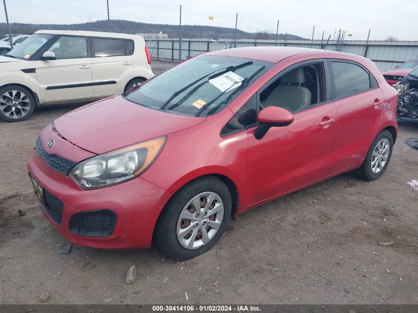 KNADM5A36C6088708 | 2012 KIA RIO5