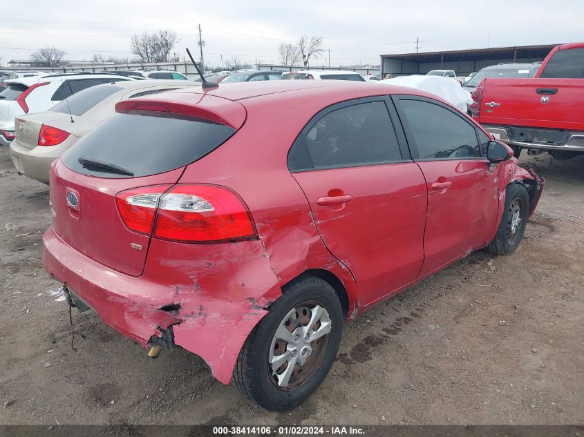 KNADM5A36C6088708 | 2012 KIA RIO5