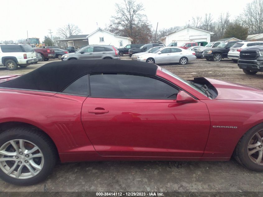 2013 CHEVROLET CAMARO 1LT - 2G1FB3D36D9197206