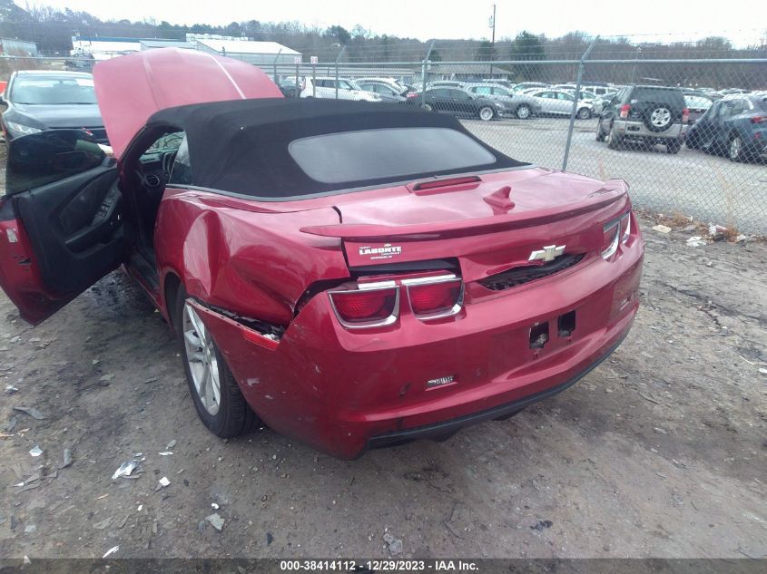 2013 CHEVROLET CAMARO 1LT - 2G1FB3D36D9197206