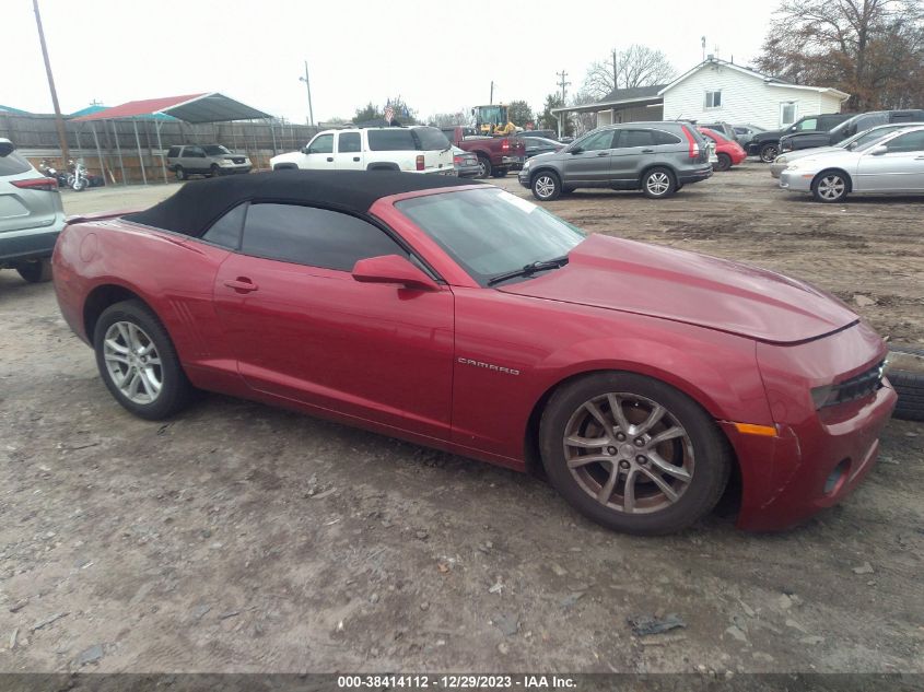 2013 CHEVROLET CAMARO 1LT - 2G1FB3D36D9197206