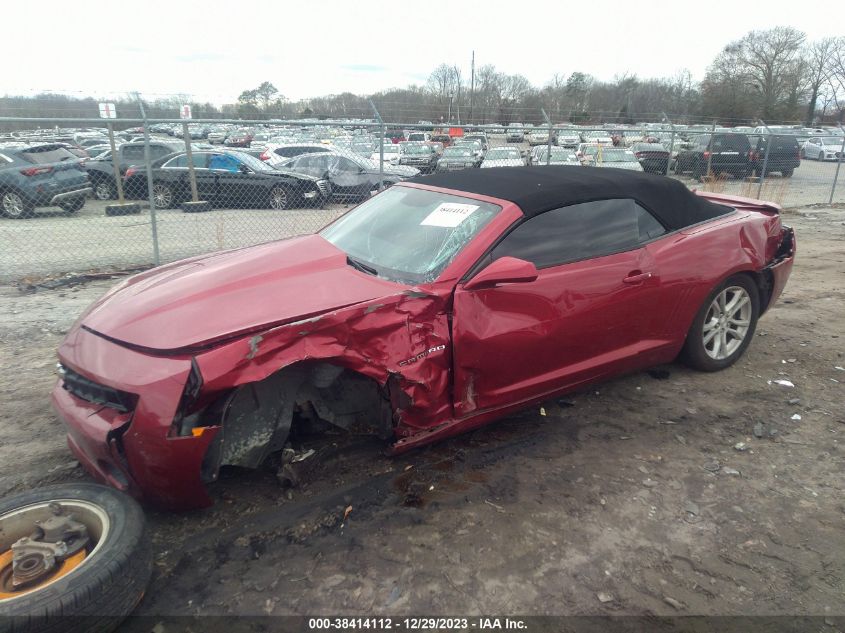2013 CHEVROLET CAMARO 1LT - 2G1FB3D36D9197206