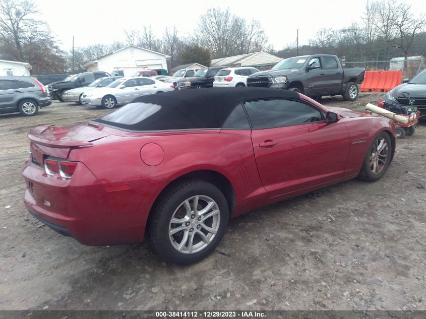 2013 CHEVROLET CAMARO 1LT - 2G1FB3D36D9197206