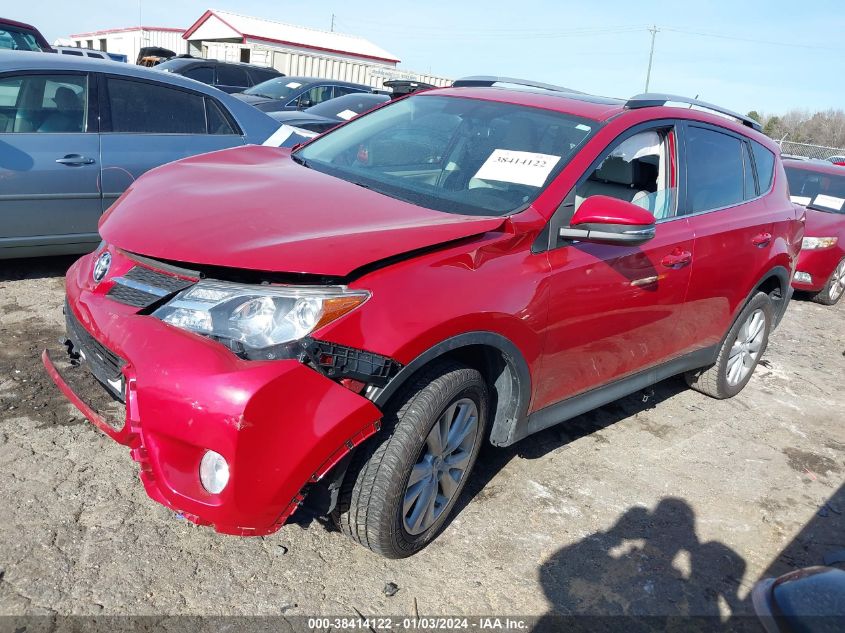 2013 TOYOTA RAV4 LIMITED - 2T3DFREV3DW103942