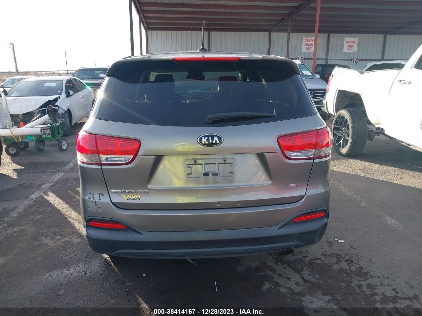 2016 KIA SORENTO 2.4L L - 5XYPG4A33GG123676