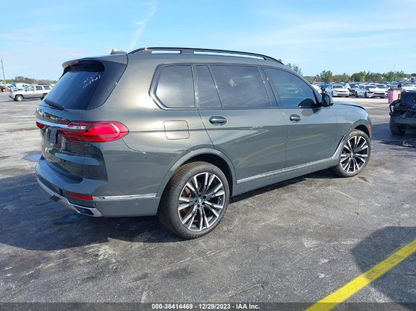 2021 BMW X7 XDRIVE40I - 5UXCW2C02M9F47504