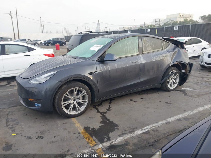 VIN 5YJYGDEE8MF153288 2021 TESLA MODEL Y