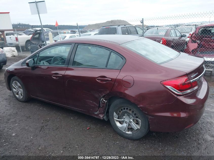 2015 HONDA CIVIC LX - 19XFB2F56FE251902