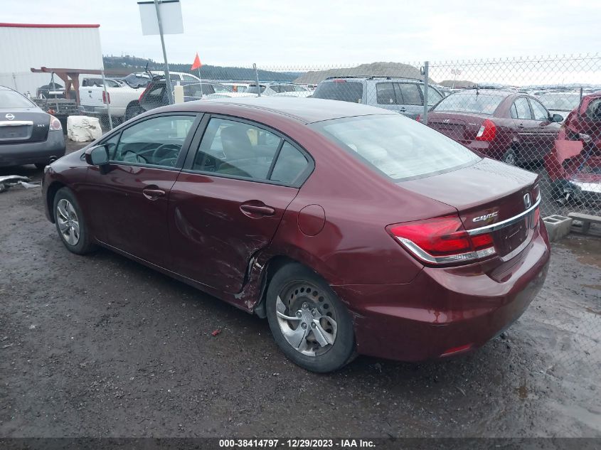 2015 HONDA CIVIC LX - 19XFB2F56FE251902
