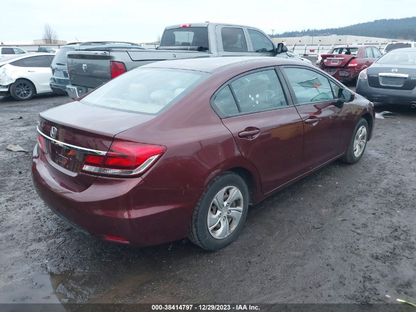 2015 HONDA CIVIC LX - 19XFB2F56FE251902