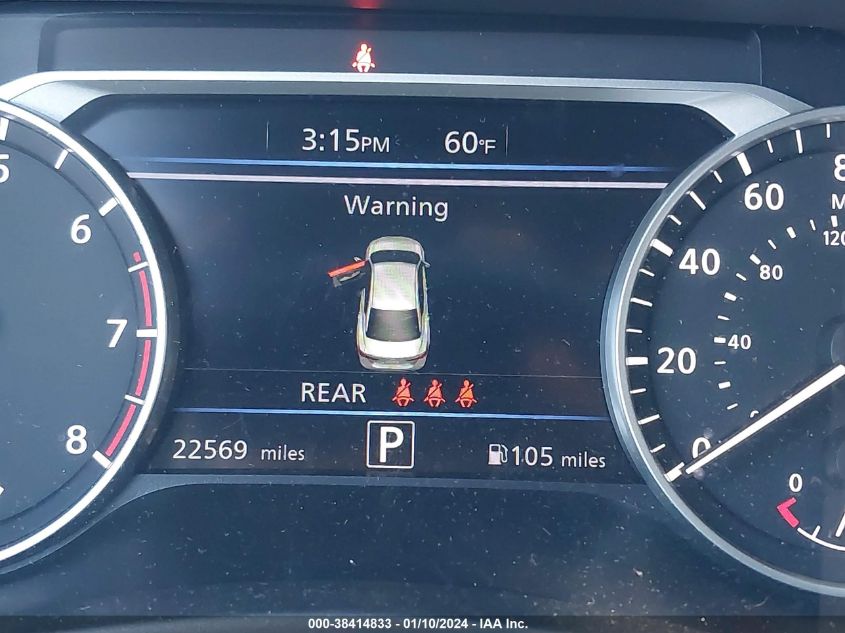 2022 NISSAN SENTRA SV XTRONIC CVT - 3N1AB8CV4NY302203