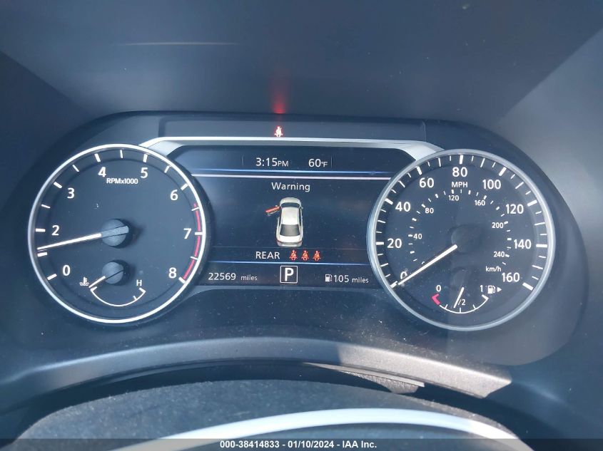 2022 NISSAN SENTRA SV XTRONIC CVT - 3N1AB8CV4NY302203