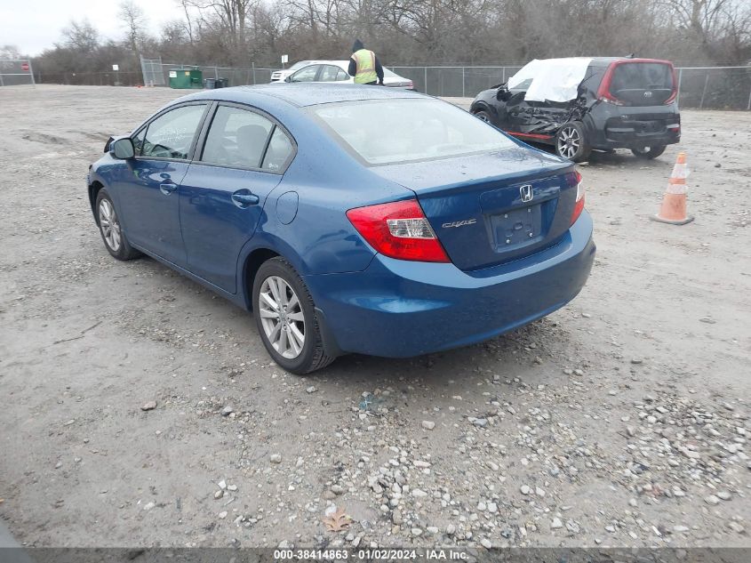 19XFB2F95CE078436 | 2012 HONDA CIVIC