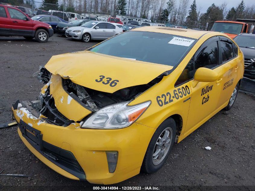 2014 TOYOTA PRIUS TWO - JTDKN3DU6E1825373