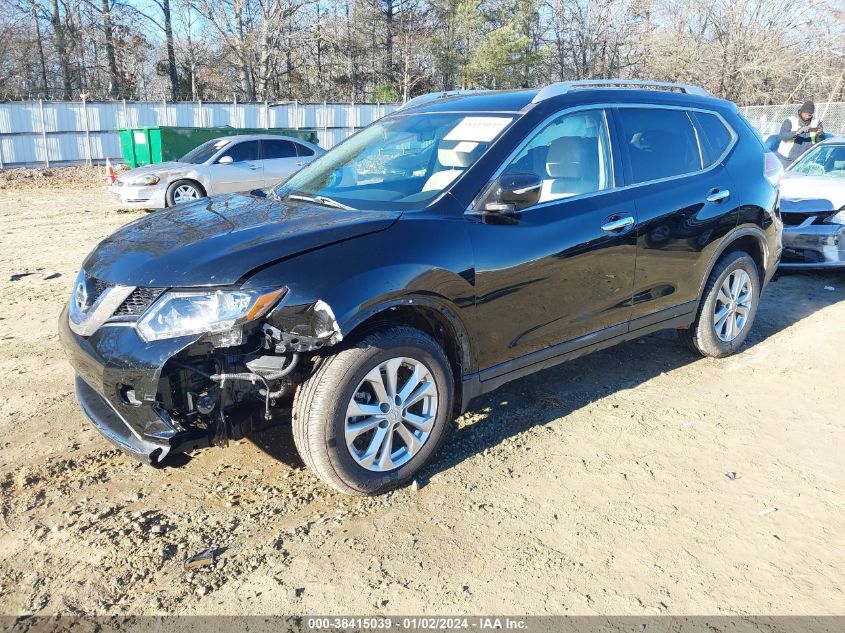 2015 NISSAN ROGUE S/SL/SV - KNMAT2MV1FP508331