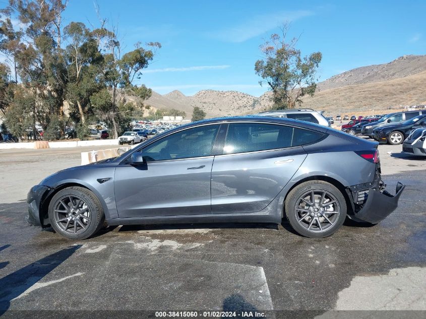 2023 TESLA MODEL 3 REAR-WHEEL DRIVE - 5YJ3E1EA0PF626973