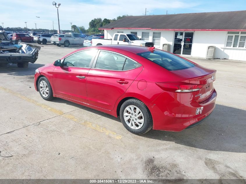 VIN 5NPD74LF8HH112175 2017 HYUNDAI ELANTRA SE