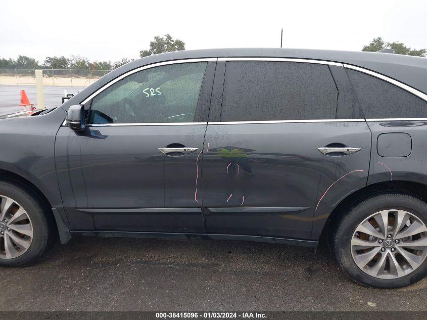 2015 ACURA MDX TECHNOLOGY - 5FRYD4H40FB017525