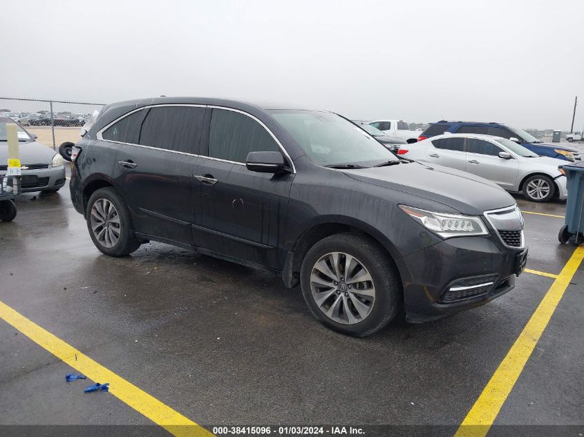 2015 ACURA MDX TECHNOLOGY - 5FRYD4H40FB017525