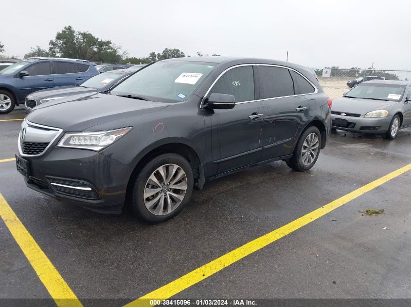 2015 ACURA MDX TECHNOLOGY - 5FRYD4H40FB017525