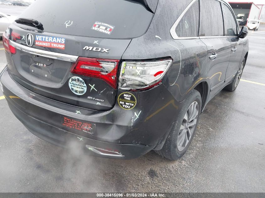2015 ACURA MDX TECHNOLOGY - 5FRYD4H40FB017525