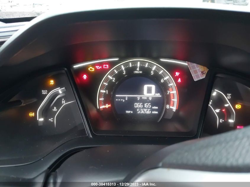 2017 HONDA CIVIC LX - 19XFC2F55HE040822