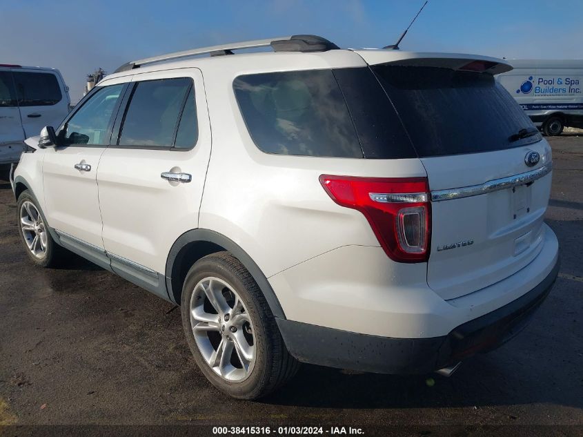 2013 FORD EXPLORER LIMITED - 1FM5K7F87DGC80952