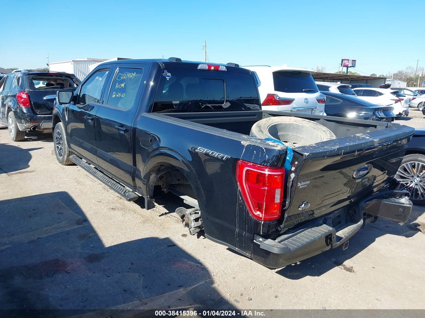 VIN 1FTEW1CP2MFB86453 2021 FORD F-150 XLT