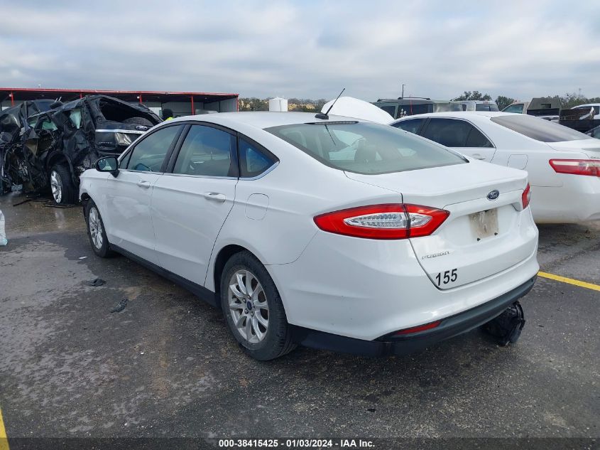 2016 FORD FUSION S - 3FA6P0G74GR226972