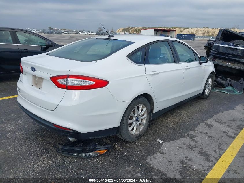 2016 FORD FUSION S - 3FA6P0G74GR226972